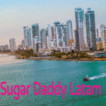 Cartagena de indias es un buen lugar donde viajar con tu sugar daddy o tu sugar baby esta es la foto de la ciudad desde la playa