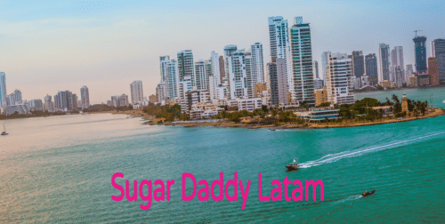 Cartagena de indias es un buen lugar donde viajar con tu sugar daddy o tu sugar baby esta es la foto de la ciudad desde la playa