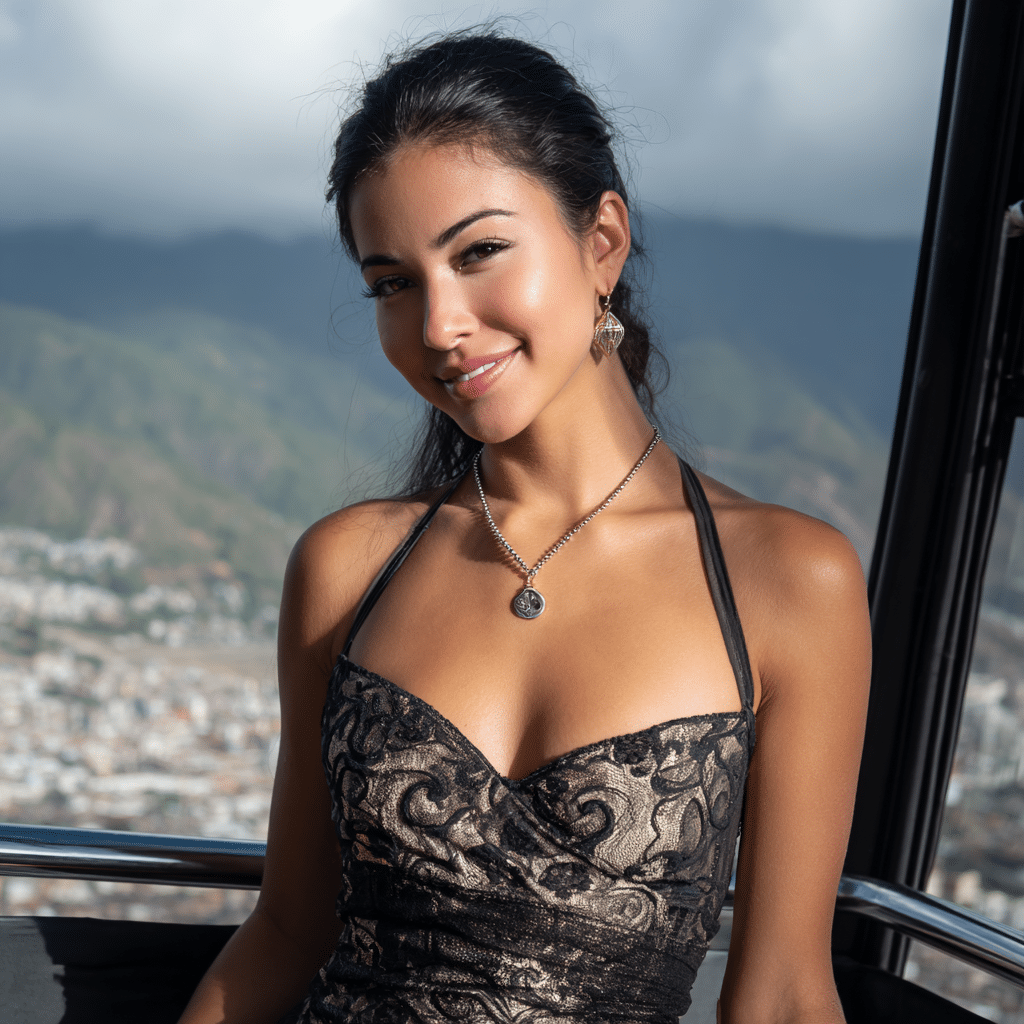 Sugar Baby con la catedral primada de fondo en Colombia
