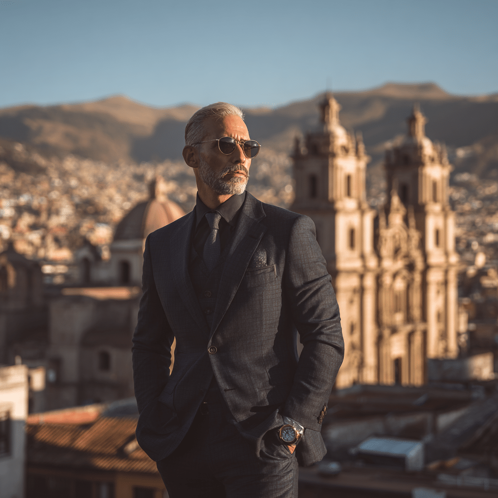 Sugar Daddy pasea por la zona colonial en Colombia
