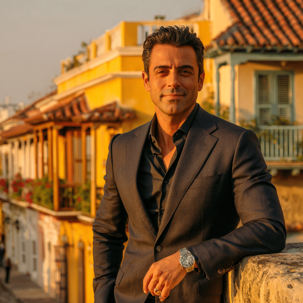 Sugar Daddy pasea por la zona colonial en Colombia